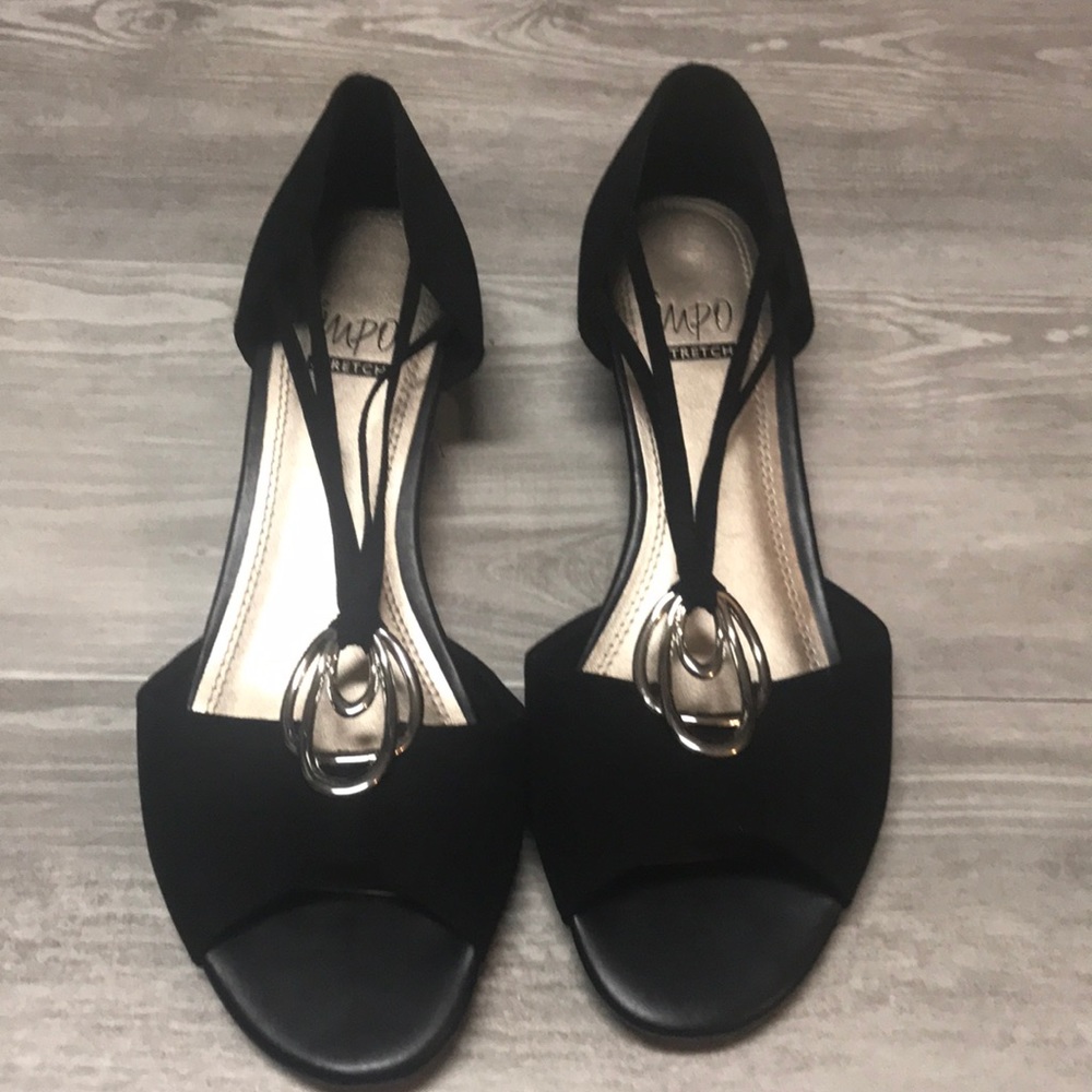 IMPO Black Slip on Shoes